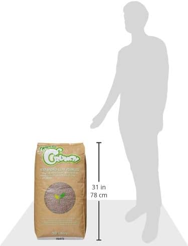 Hydro Crunch Expanded Clay Growing Media Hydroponic 50 Liter 8 mm Aggregate Pebbles Pellets