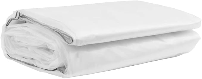 vidaXL 9.8 x 16.4 ft Garden Plant Cover | Water Resistant Foldable Synthetic Polyethylene Ideal for Crop and Greenhouse Use Durable Adjustable Outdoor Solution Raised Bed Weed Barrier Landscaping