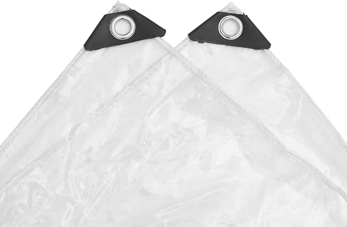 vidaXL Multi-Functional Plant Cover 6.6X13.1 ft PVC Water Resistant Garden Greenhouse with Eyelets for Enhanced Protection and Storage