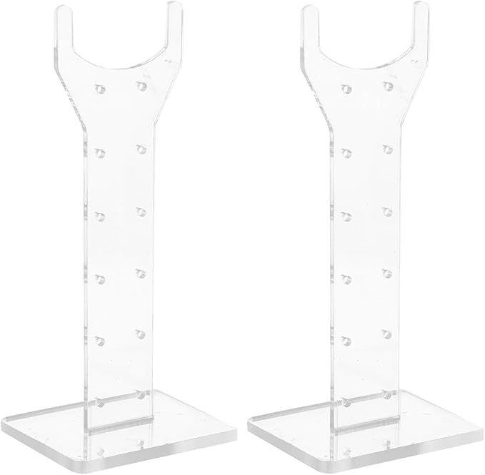 Happyyami 1 Pair Grow Light Bracket Grow Light Stand Indoor Plant Light Stand Plants Growing Lamp Rack Plant Light for Indoor Plants House Plants Indoors Live Acrylic Simple Fixture