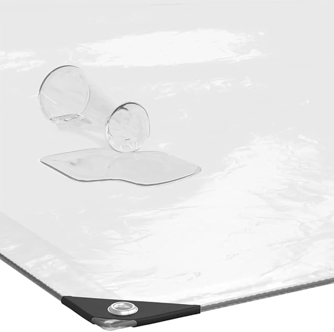 vidaXL 9.8 x 16.4 ft Garden Plant Cover | Water Resistant Foldable Synthetic Polyethylene Ideal for Crop and Greenhouse Use Durable Adjustable Outdoor Solution Raised Bed Weed Barrier Landscaping