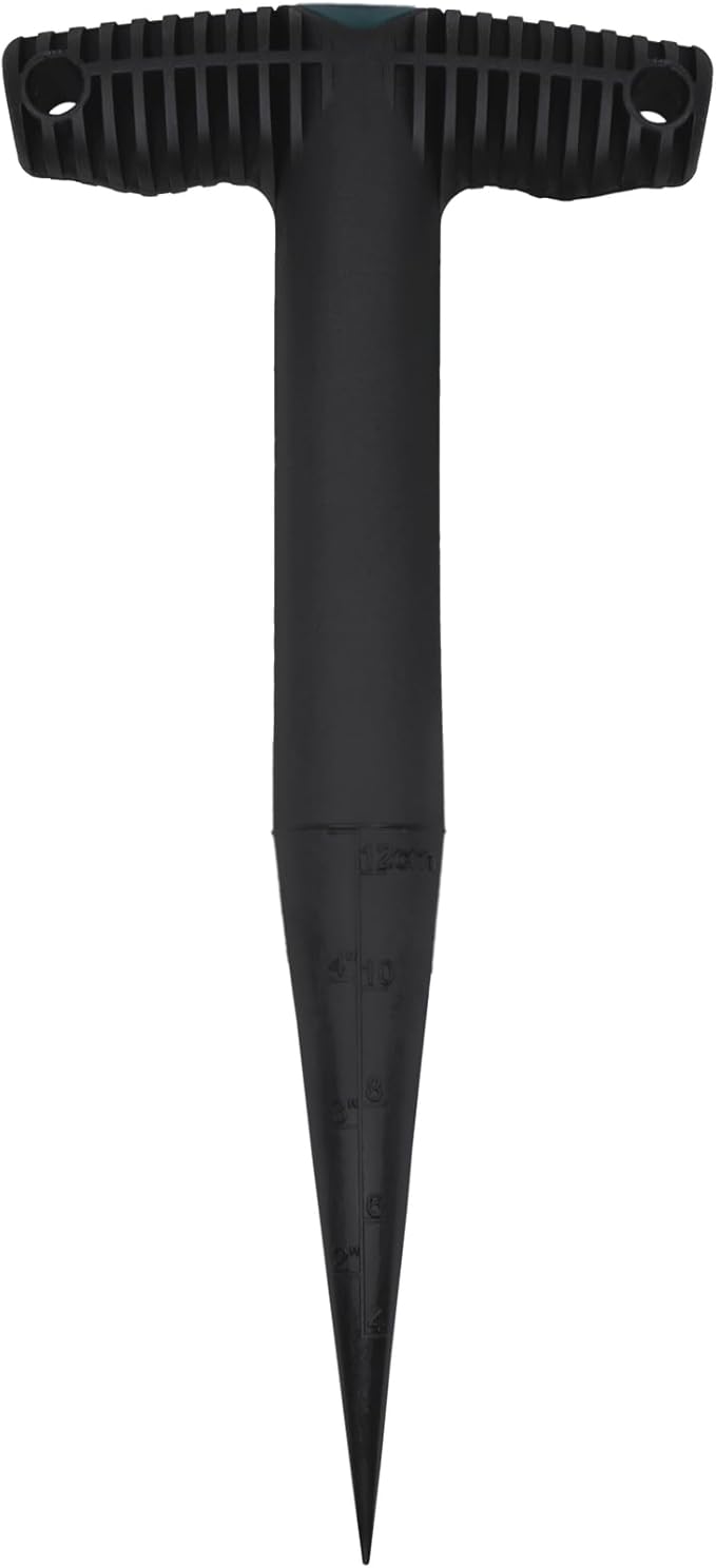 Zenport GA401 Dibber for Planting Seeds and Bulbs, Black - 6 Pack