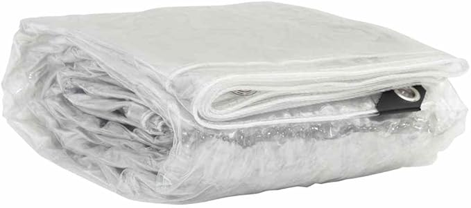 vidaXL Multi-Functional Plant Cover 6.6X13.1 ft PVC Water Resistant Garden Greenhouse with Eyelets for Enhanced Protection and Storage