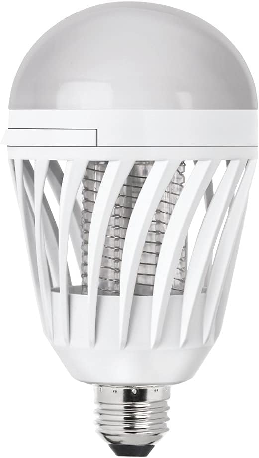 Feit Electric LED Bug Zapper Light Bulb, 60W Replacement, E26 Base, 700 Lumen, 2in1 Light Bulb and Zapper, 5000K Daylight, 15,000-Hour Lifetime, C60/950CA/BZ/LED