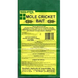 Broad Spectrum Grasshopper & Cricket Bait - Contains 2% Carbaryl - Control of Grasshoppers, Cutworm, Locust, Mole & Mormon Crickets, Sow Bugs (Roly-Poly), Ants, Beetles & More! (2 lbs)