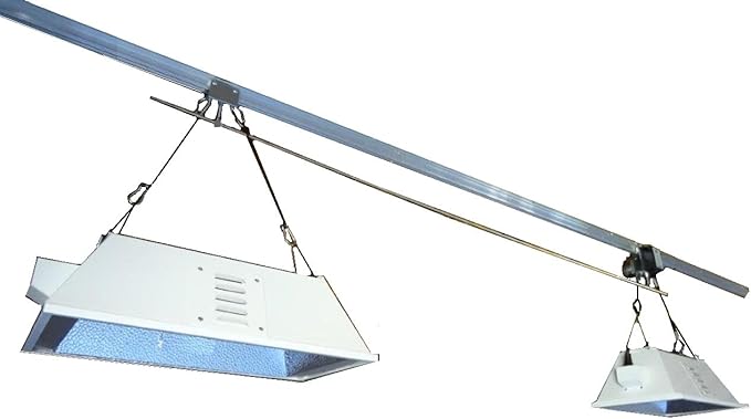 Light Rail 4.20 AdjustaDrive Kit Robotic Grow Light Mover for 2 Lights, Genuine Solidly Made in The USA