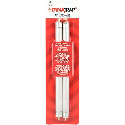 Bug Zapper Replacement UV Bulbs 41050 Compatible with DynaTrap DT1050 DT1100 DT1250, 1/ 2 Acre Trap Replacement Light Bulb, UV Light Ultraviolet Mosquito Killer Lamp Light Bulbs (4)