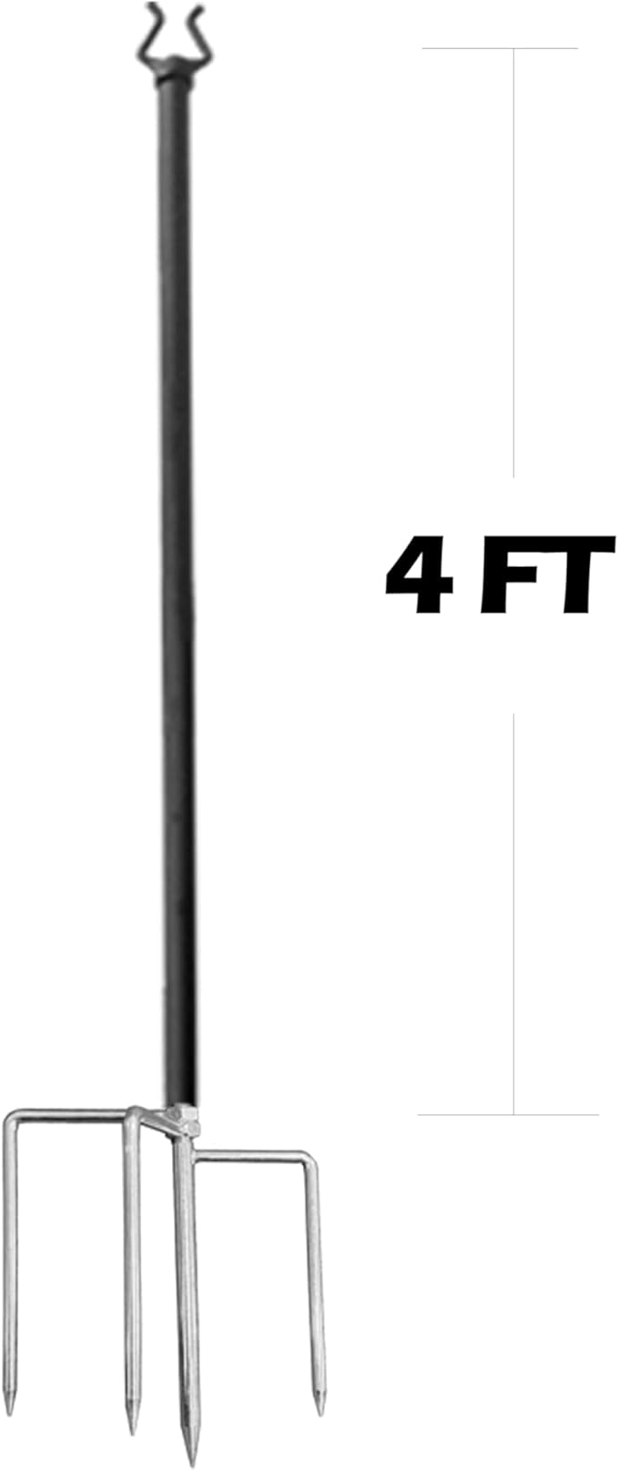 4-Pack of Posts with A Sunshade Cover for Plants – 50% Shade Cloth with Stainless-Steel Grommets for Garden Sun Shade, Greenhouse, Chicken Coop, Dog Kennel (Custom Size 6' x 20')