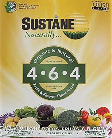 Sustane 4-6-4 All Natural - Organic Slow-Release Fertilizer - 14 oz.