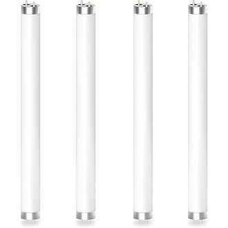 Qualirey 12 Pack Bug Zapper Replacement Light Bulbs 10W for 20W Indoor Bug Zapper, BL T8 F10W 13Inch Light Tube Compatible with Aspectek, Liba, Micnaron, Lulu Home and Other 20W Mosquito Lamp