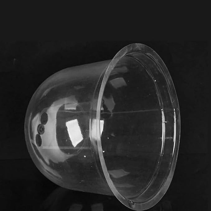 Happyyami Reusable Transparent Garden Cloches Plant Dome Cover for Outdoor Indoor Protection Greenhouse for Season Extension Easy to Install Plant Protector