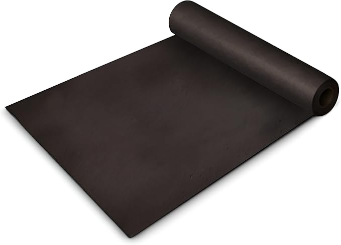 Dewitt Garden Weed Barrier Natural Paper Mulch, Black, 3 x 300 Feet – Organic Gardening Ground Cover Mat for Vegetable Gardens, Beds, Greenhouse, and Outdoor Planting Areas