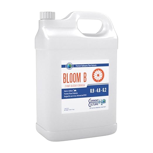 Bloom B - Pure Liquid Fertilizers | Crystal Clear Blends | Consistently pH Stable | Developed for Hydroponic Applications - Gallon Size