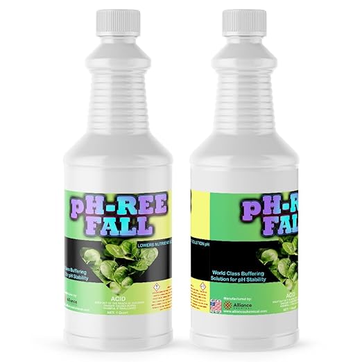 pH-Ree Fall Ultimate pH Balance Solution - 2 Quart Bottles - World Class Buffering Solution for PH Stability for Soil & Hydroponic Gardens