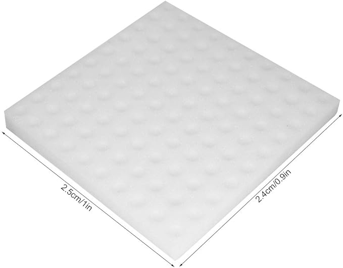 Fdit Hydroponic Sponge, 100 Pieces, PU Material, 25x24mm, Seedling Planting for Greenhouse
