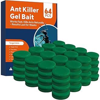 36 PCS Ant Killer Gel Bait Stations, Extra Strengthen Ant Bait Traps, Long-Lasting Effective Pest Gel for Carpenter Ants and Other Common Household Ants, No Mess Easy Use, Safe for Pets and Kids