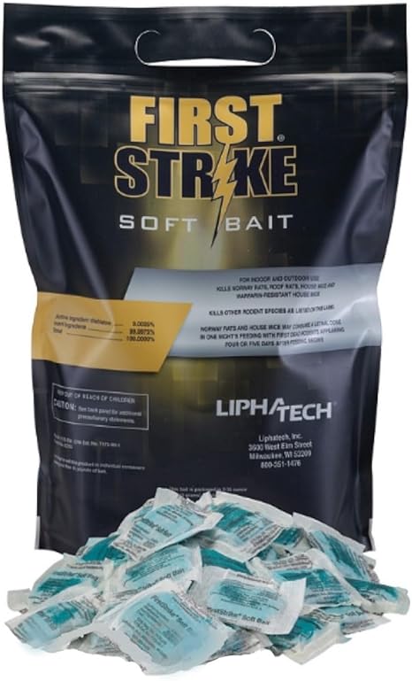 LIPHA TECH FirstStrike Rodent Bait 10g - 4lb Bag (31113)
