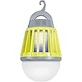 Stansport Insect Zapper & Lantern Combo – 180 Lumen LED Camping Light with 3 Brightness Settings – USB Rechargeable Bug Zapper with 500V Electric Grid – Portable Outdoor Lantern for Tents & Patios