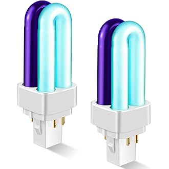 Bug Zapper Replacement UV Bulbs 41050 Compatible with DynaTrap DT1050 DT1100 DT1250, 1/ 2 Acre Trap Replacement Light Bulb, UV Light Ultraviolet Mosquito Killer Lamp Light Bulbs (4)