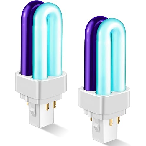 Bug Zapper Replacement UV Bulbs 41050 Compatible with DynaTrap DT1050 DT1100 DT1250, 1/ 2 Acre Trap Replacement Light Bulb, UV Light Ultraviolet Mosquito Killer Lamp Light Bulbs (4)