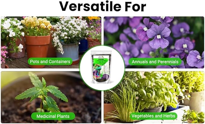 Organic Seed Starter Soil – Seed Starting Mix with Mycorrhizal Fungi – Natural Root Stimulator – Potting Soil for Vegetables and Herbs (10 QUARTS)