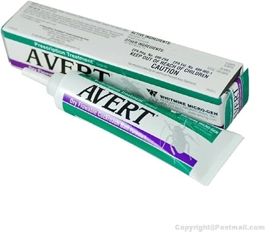 BASF Avert DF Dry Flowable Cockroach Bait for Crack & Crevice Roach Infestation Treatment, Easy Ready to Use Puff Application, 30 Grams