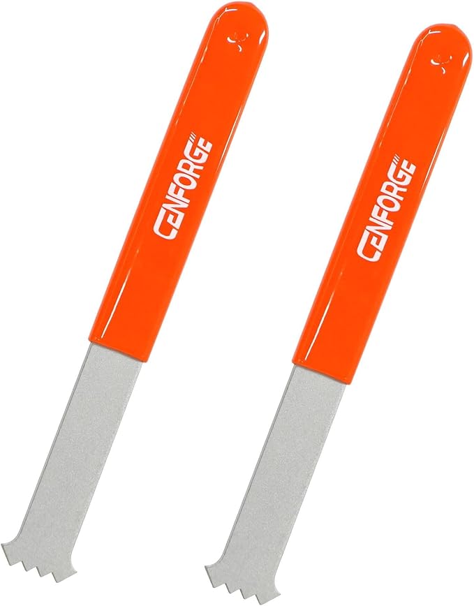 2-Pack Paver Removal Tool – Heavy Duty Galvanized Steel Paver Extractor & Puller – Serrated Grip Brick Lifter for Patio, Driveway, and Hardscape Repair (Non-Slip Handle)