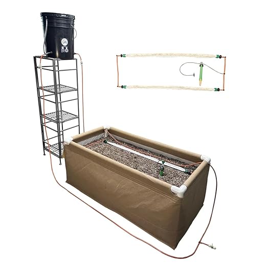 Grow Tent Irrigation Preset Blumat Kit for Small Bed (up to 2' x 4')