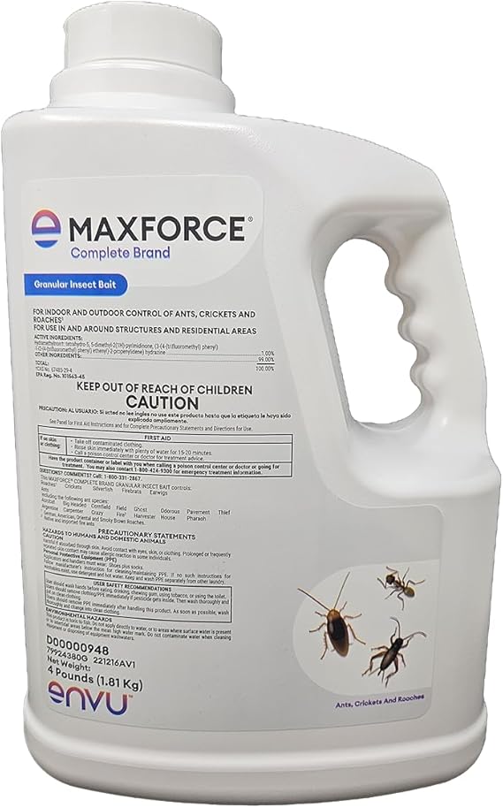 Bayer 79649886 Maxforce Complete Granular Insect Bait, 4lbs