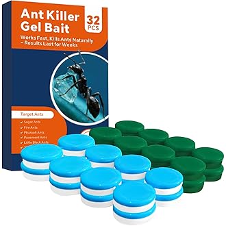 36 PCS Ant Killer Gel Bait Stations, Extra Strengthen Ant Bait Traps, Long-Lasting Effective Pest Gel for Carpenter Ants and Other Common Household Ants, No Mess Easy Use, Safe for Pets and Kids