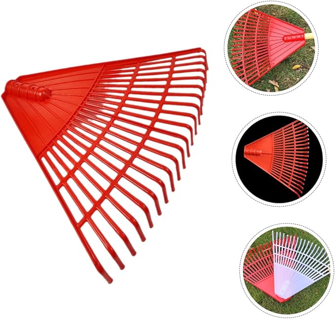 Kisangel Grass Rake Garden Rakes Weeding s for Lawns Gardening Hand Tools Leaf for Yard Plastic Yard Heavy Duty Lawn Tools Leaf s