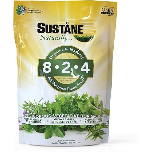 Sustane 4-6-4 All Natural - Organic Slow-Release Fertilizer - 14 oz.