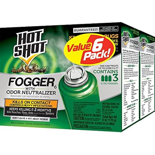 Bengal Chemical 55201 Roach and Flea Indoor Fogger, 3-2.7 oz. Cans