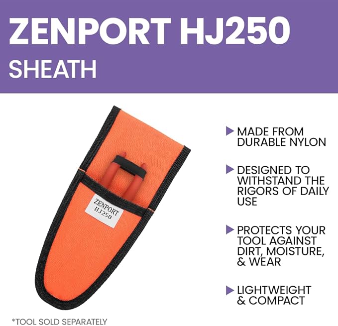 Zenport HJ250 Pruner Sheath Belt Clip, Red