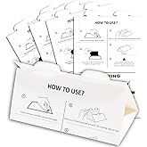 LULUCATCH Mouse Traps, 20 Pack Pre-Baited Sticky Mouse Traps Indoor for Home, Non-Toxic Bulk Sticky Pads, Glue Traps for Rats, Bugs, Spider, Mice, Cockroach, Pet Safe Pest Control