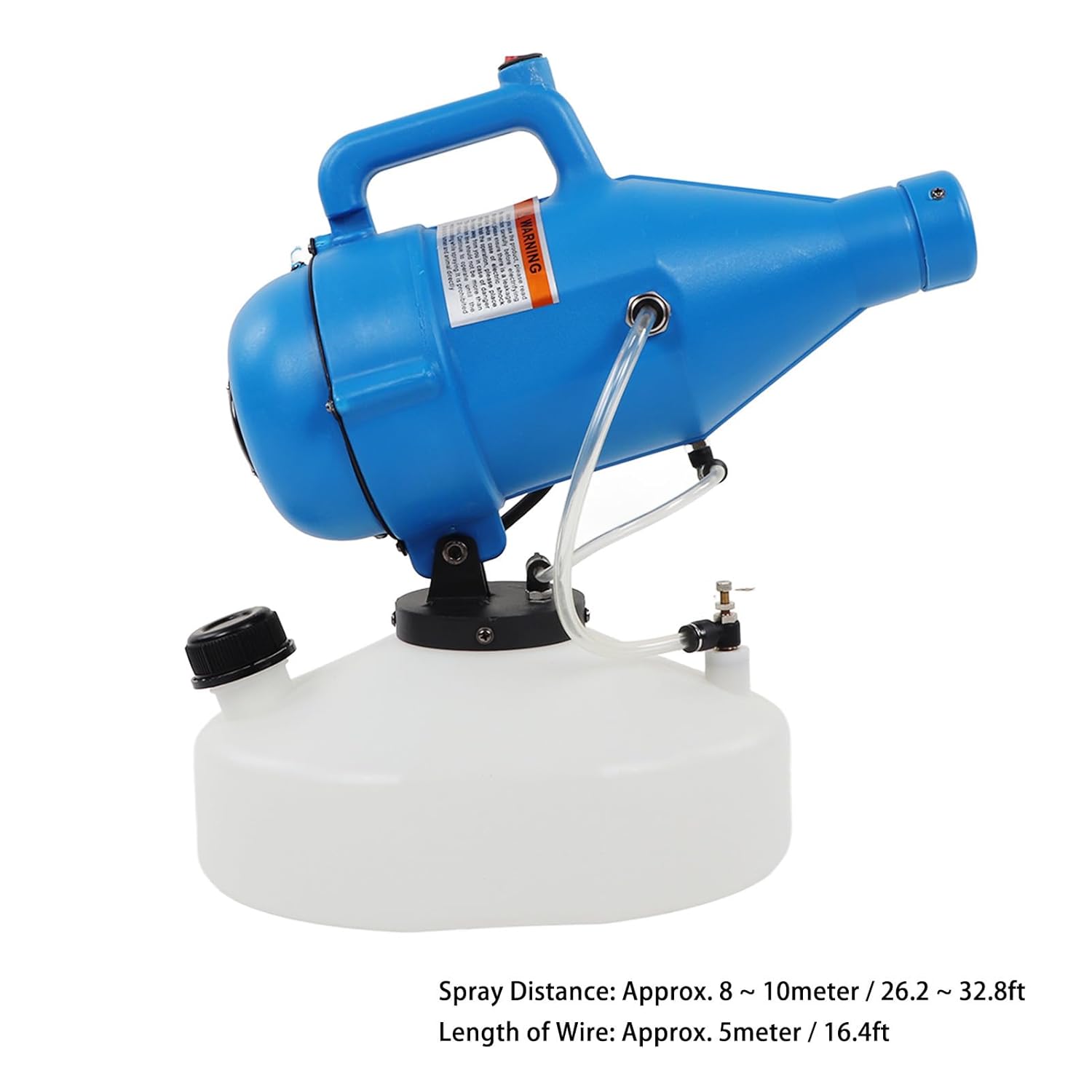Ulv Fogger Machine Electric Ulv Sprayer Portable Fogger Electric Ulv Fogger Portable Sprayer Machine 4.5L(1.2 Gallon) Electric Ulv Sprayer Mist Cold Fogger For Indoor Outdoor Public, Spraying Distance