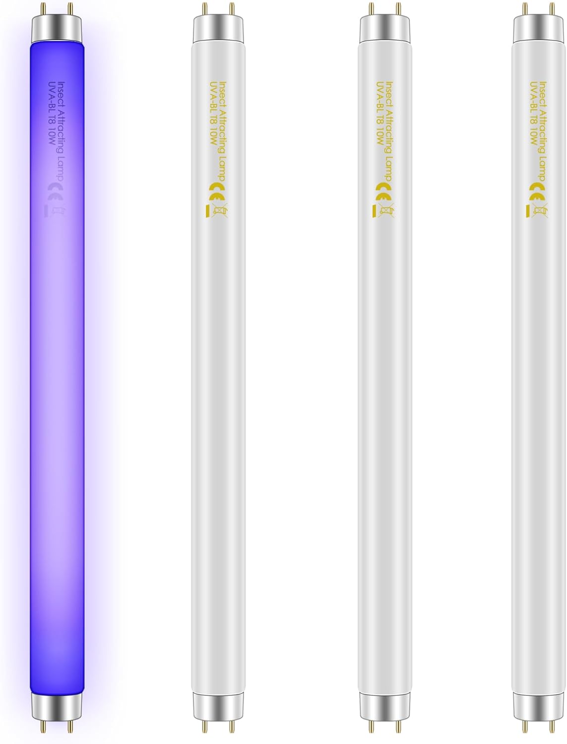 Qualirey 12 Pack Bug Zapper Replacement Light Bulbs 10W for 20W Indoor Bug Zapper, BL T8 F10W 13Inch Light Tube Compatible with Aspectek, Liba, Micnaron, Lulu Home and Other 20W Mosquito Lamp