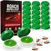 48Pack Roach Gel Bait,Roach Repellent for Home - Fast Acting Cockroach Killer Gel,Roach Killer Indoor Infestation Solution,Long Lasting Natural Roaches Control for Kitchen, Bathroom, Garage