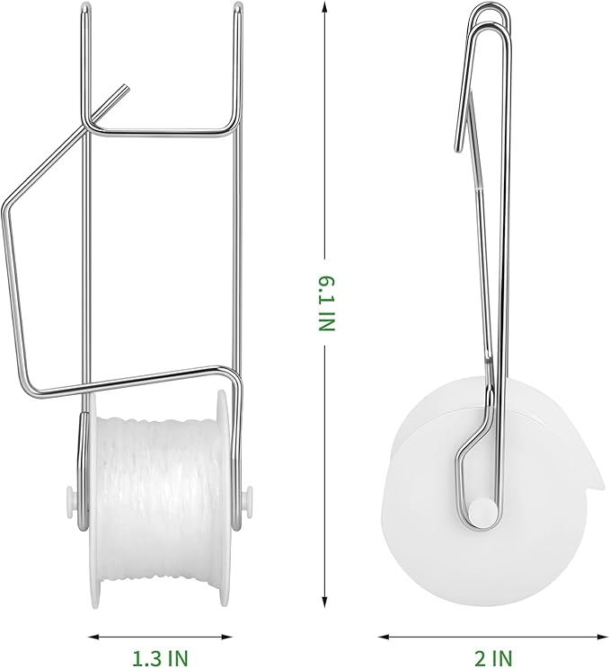 10 Pack Tomato Roller Hooks with 49.2FT String,Tomato Roller Hooks for Greenhouse,Plant,Flower Vine Crop Trellis Kit