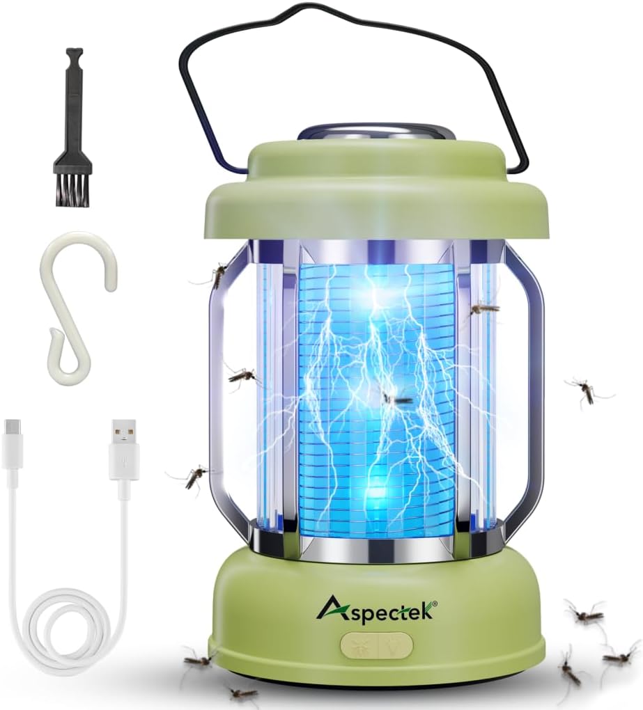 ASPECTEK Bug Zapper & Electric Insect Kill Mosquito Bug Fly & Other Pests Killer, Powerful 2800V Grid 20W Bulbs, Indoor use only