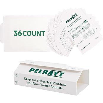 Mouse Traps Indoor for Home -36 Pack Mouse Glue Trap, Sticky MouseTraps Indoor for Safe Home Pest Control. Pre-Scented, Non-Toxic Glue Boards for Mice, Mouse & & Insects. Easy to Use