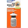 TERRO T380 Outdoor Reusable Fly Magnet Fly Trap - Poison Free Trap with Bait