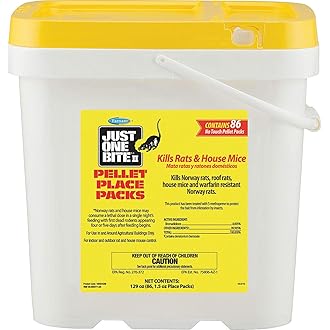 16 oz. Rodent Rat Bait Cake Blocks - (Pack of 8)