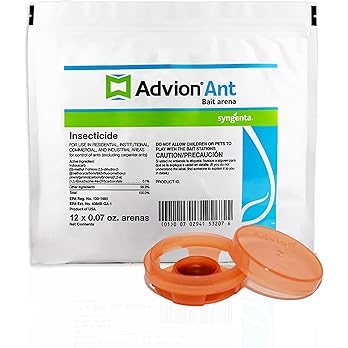 Advion Ant Gel Bait, 4 Tubes x 30-Grams, 1 Plunger and 2 Tips, Effective Ant Bait, Formulated with 0.05% Indoxacarb, Indoor and Outdoor Use, Ant Killer Gel for Control of Most Major Ant Species