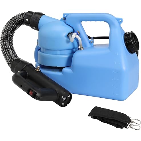 1200W Electric ULV Fogger Machine, 8L(2Gal) Portable Electric Atomizer Ultra Low Volume Sprayer with 16.4ft Cord & Adjustable Nozzle, for Home Indoor Outdoor Garden Lawn Plant Protection, Cleaning