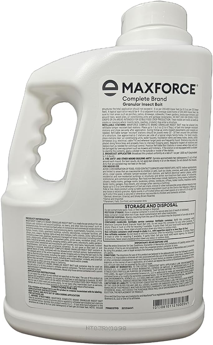 Bayer 79649886 Maxforce Complete Granular Insect Bait, 4lbs