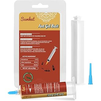 Ready-to-Use Ant Gel Bait, Ant Control for Indoors and Outdoors Use - 1 x 30-Gram Tube