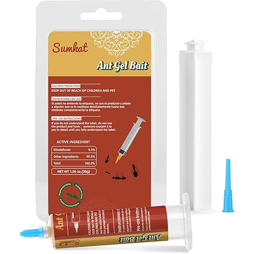 Liquid Ant Bait, 2-Pack (2.2 oz Each) – Indoor & Outdoor Ant Killer, Long-Lasting, Effective Bug Control for Homes, Patios, and Gardens – Odorless Insect Treatment Solution