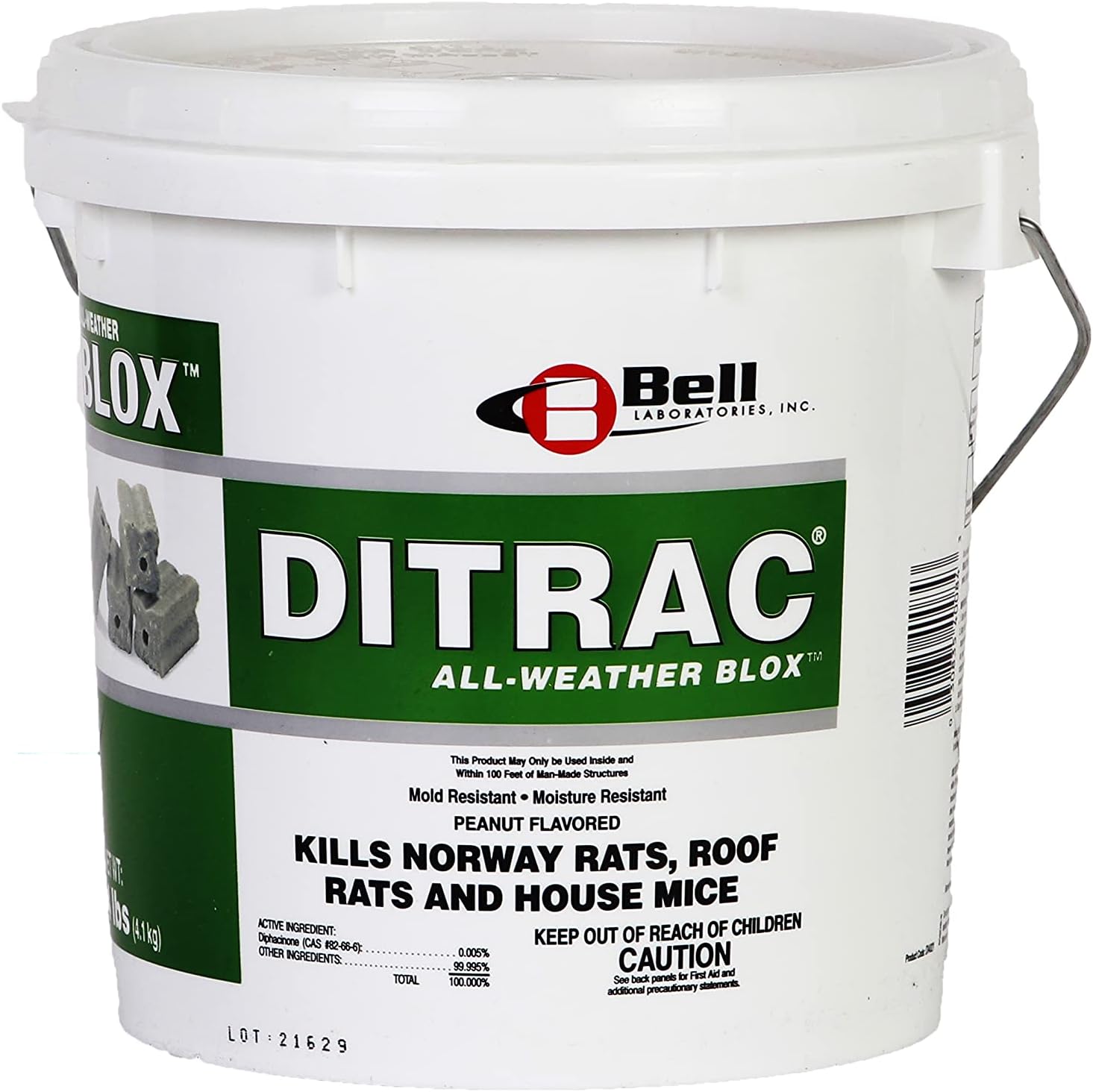 Ditrac All-Weather Blox Bell Labs Rat Poison/Bait