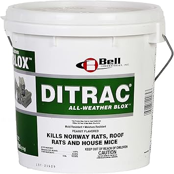 Ditrac All-Weather Blox Bell Labs Rat Poison/Bait
